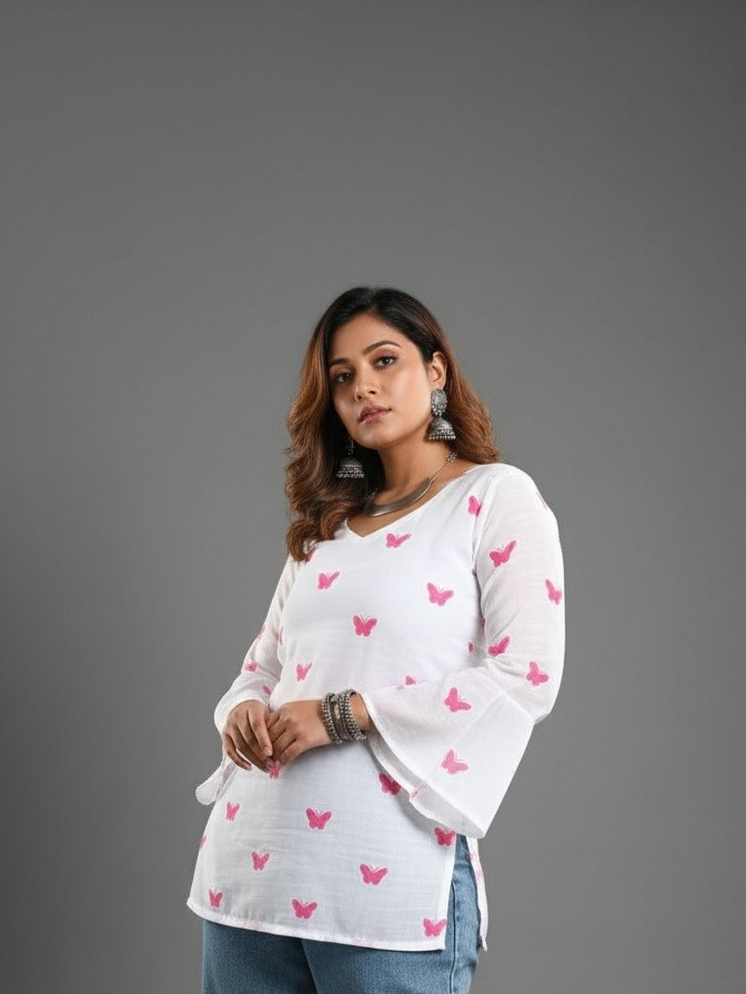 WHIMSY BUTTERFLY KURTI 